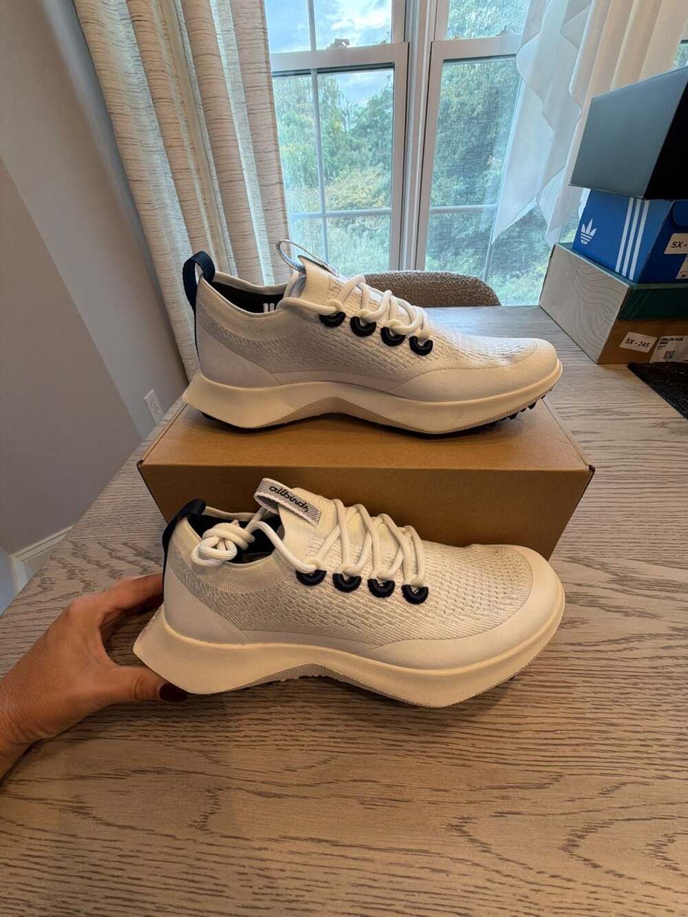 Allbirds Tree Dasher 2 Utility Size W10.5 Blizzard Deep Navy Sneakers